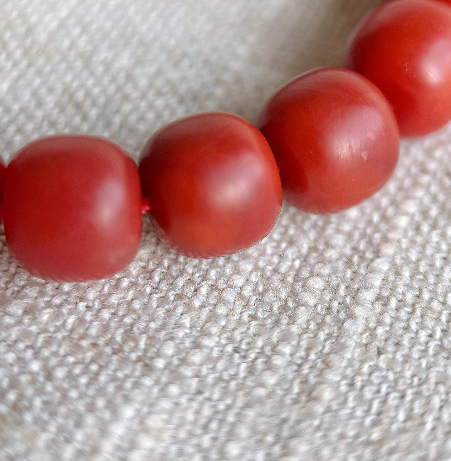 Red Agate Bracelet with 18K Gold & Gray Nephrite Jade | Handmade