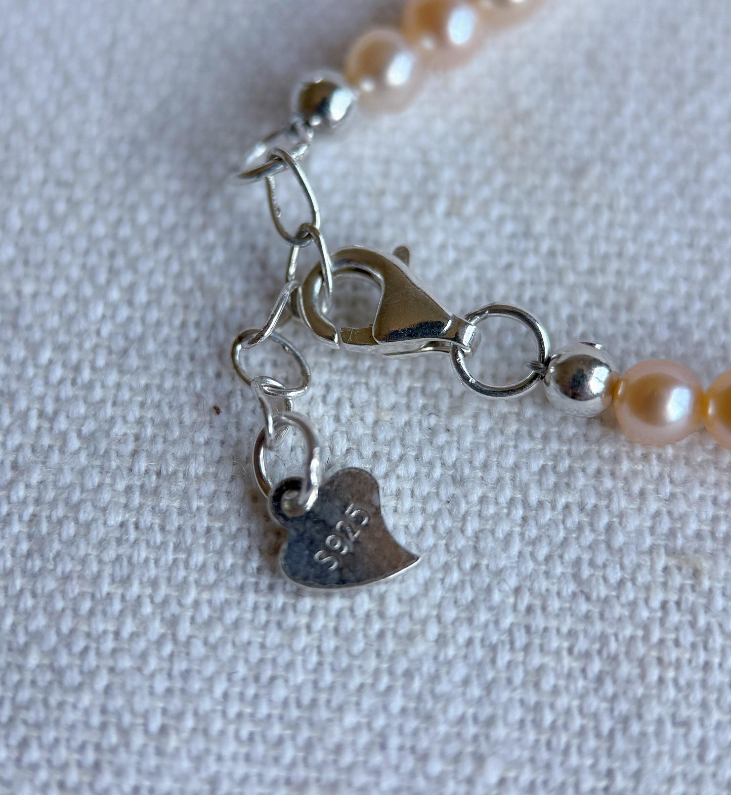 Champagne Gold Pearl Choker | 3.5mm Cultured Pearls, Sterling Silver