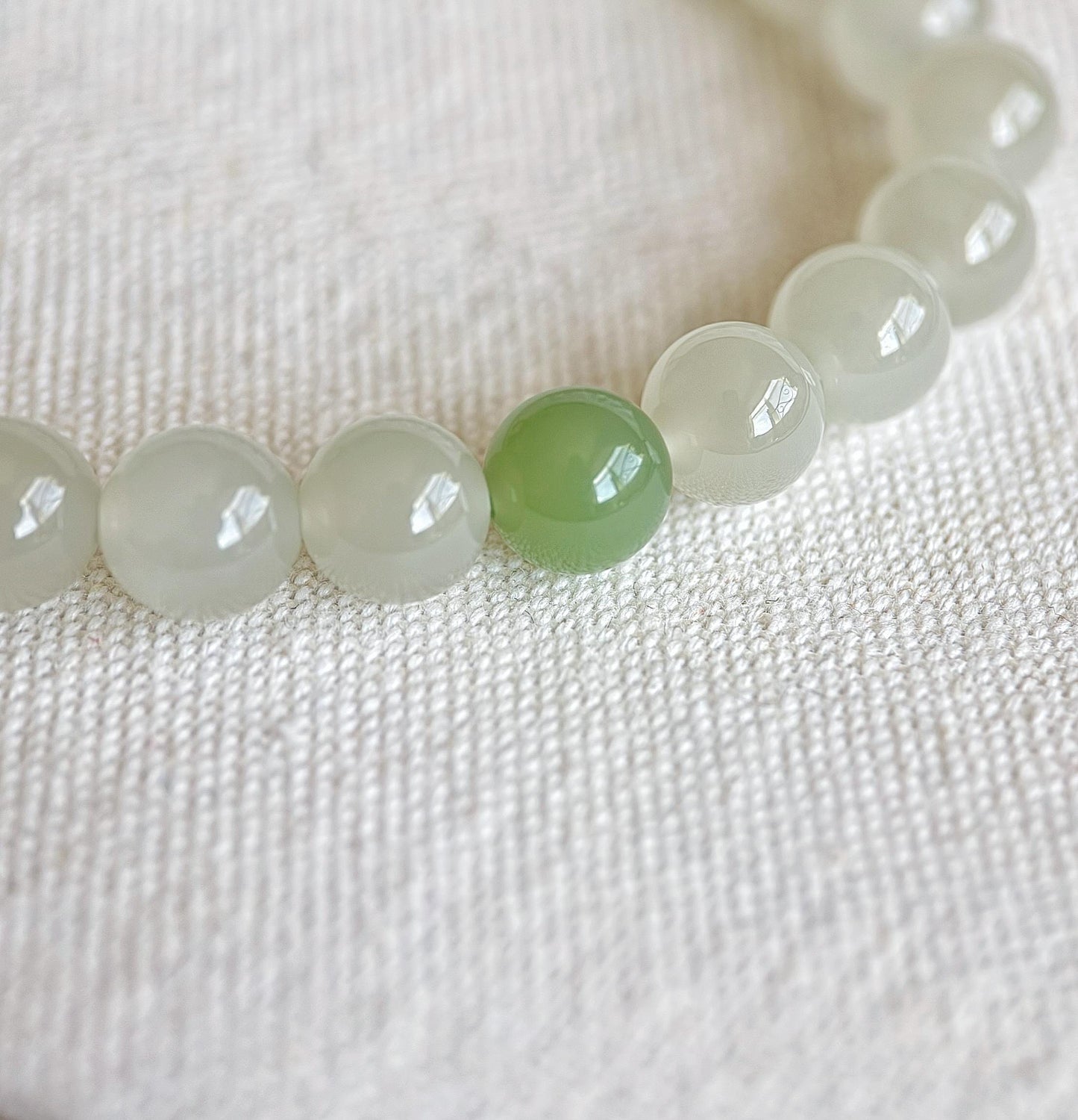 Natural Nephrite Jade Bracelet 8mm | Minimalist Gemstone Bracelet | Calming Jade Jewelry Gift