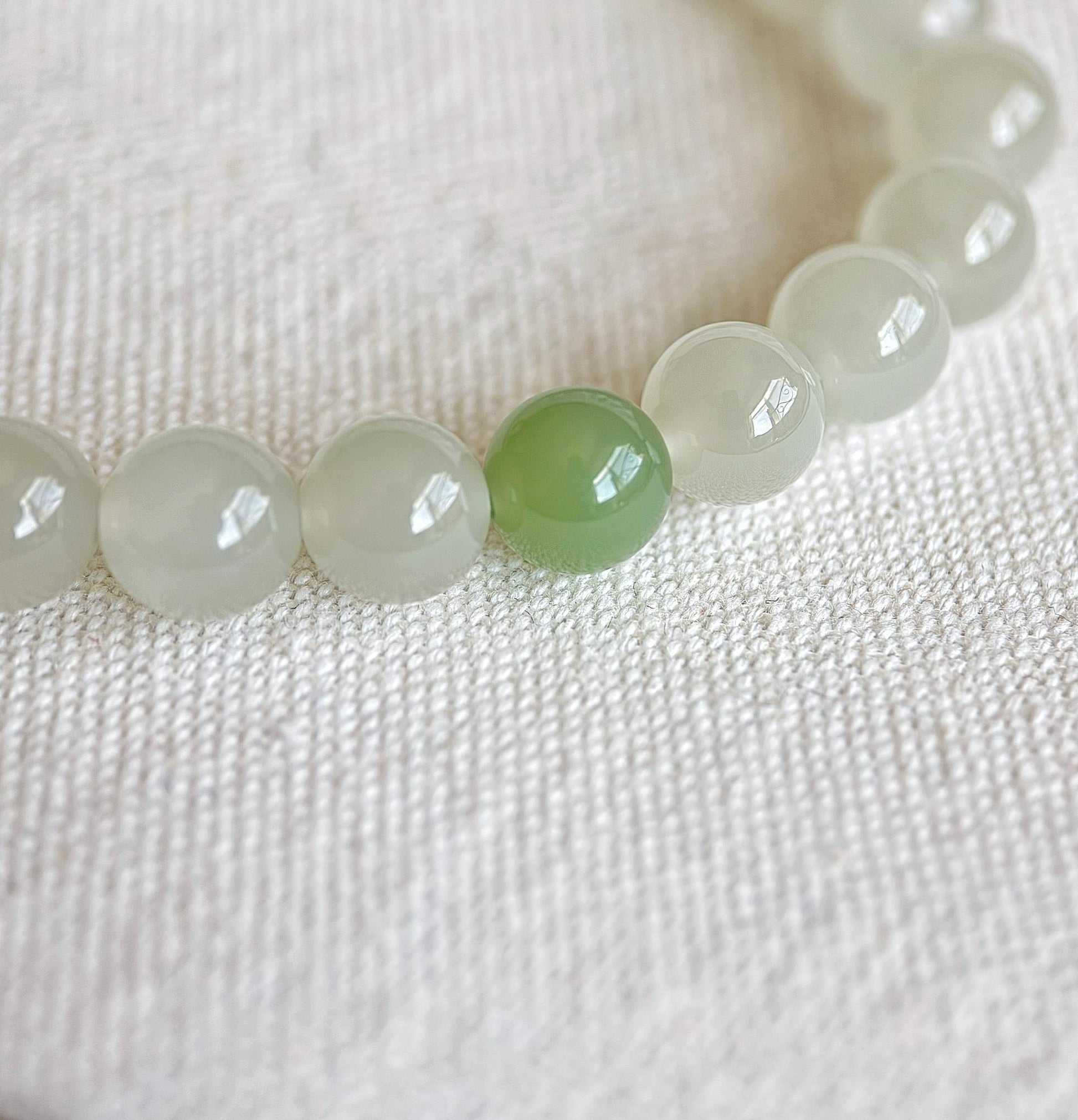 Natural Nephrite Jade Bracelet 8mm | Minimalist Gemstone Bracelet | Calming Jade Jewelry Gift