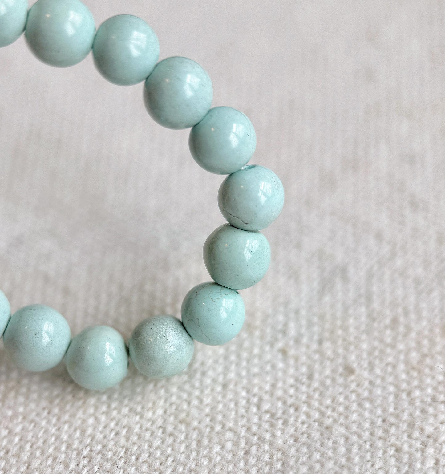 Natural 5mm Turquoise & Red Agate Beaded Bracelet | Untreated Turquoise | 18K Gold Accent Gemstone Jewelry