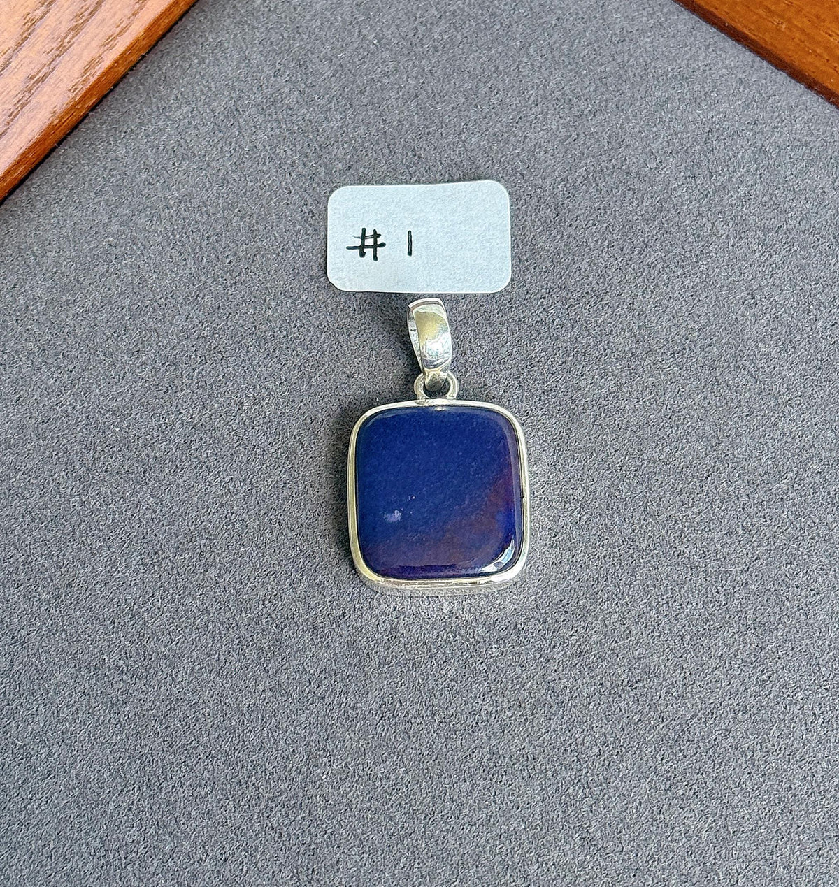 Natural South African Sugilite Pendant Necklace – 925 Sterling Silver with Adjustable Chain