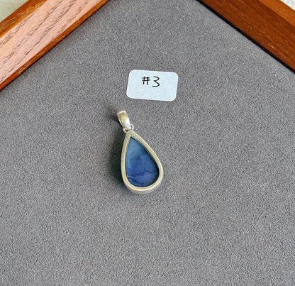 Natural South African Sugilite Pendant Necklace – 925 Sterling Silver with Adjustable Chain